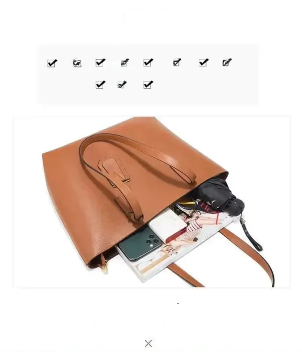 Master Elegance Bag – Tote Bag 4 Piece - Image 7