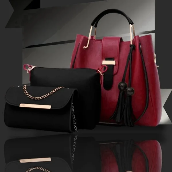 High Quality 3 Piece Leather | Shoulder Bag