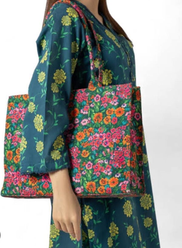 Colorful floral tote bag for women – stylish everyday handbag