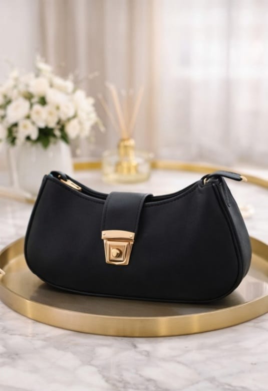 Zwore Classy Black Shoulder Bag for Women