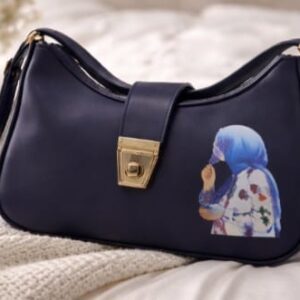 Stylish nave blue shoulder purse for everyday use